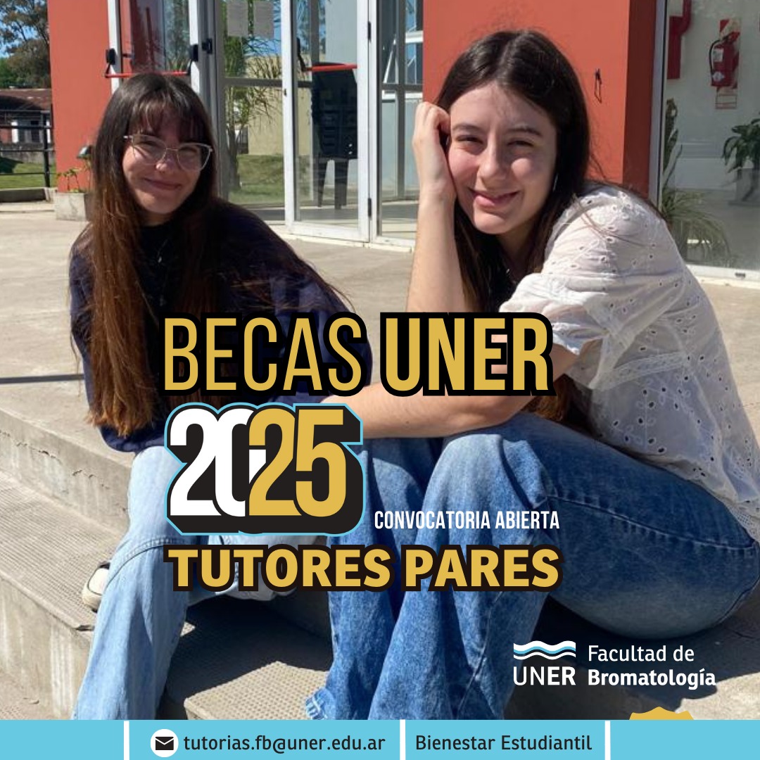 Estudiantes: Convocatoria a Becas de Tutores Pares – Facultad de ...